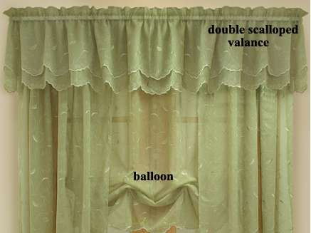 Hathaway Sage Cafe Tier Curtains