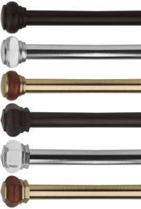 Titan EX 1 1/8 inch diameter Metal Rod Set - Saturn Finials